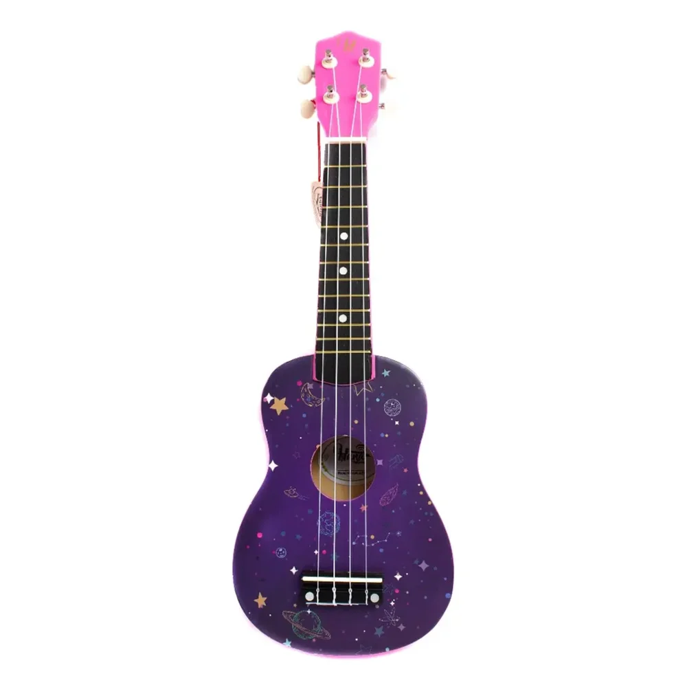 Ukelele soprano Hana modelo Galaxy con cuerdas Aquila y funda incluida