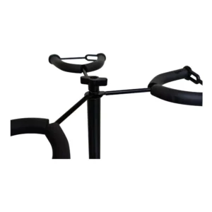 Atril RMX 110-17D negro triple para 3 guitarras o bajos, aluminio resistente, con clips y almohadillas protectoras