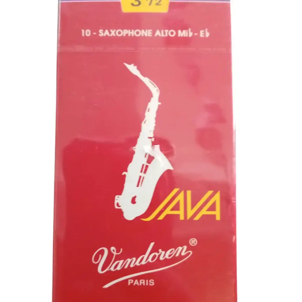 Caña Vandoren Java Red 3.5 para saxo alto – sonido flexible y proyección potente