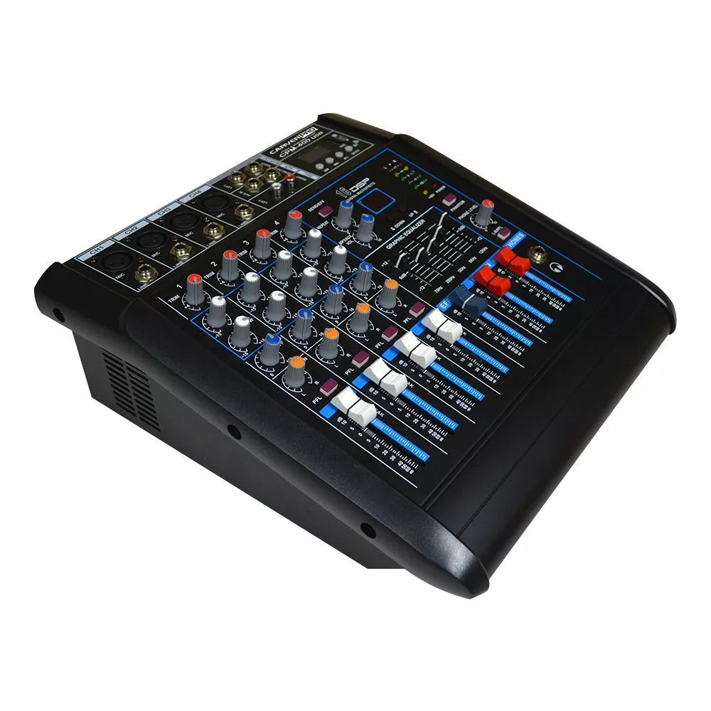 Consola de mezcla Carverpro 4 canales con USB y efectos digitales
