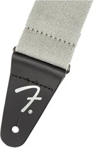 Correa Fender Polypro gris de polipropileno ajustable con extremos de cuero en forma de F, 5 cm de ancho