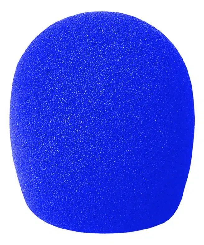 Filtro Anti-pop WS-2 BestAmerica azul de espuma, rompe viento para micrófonos, reduce ruidos y protege de saliva