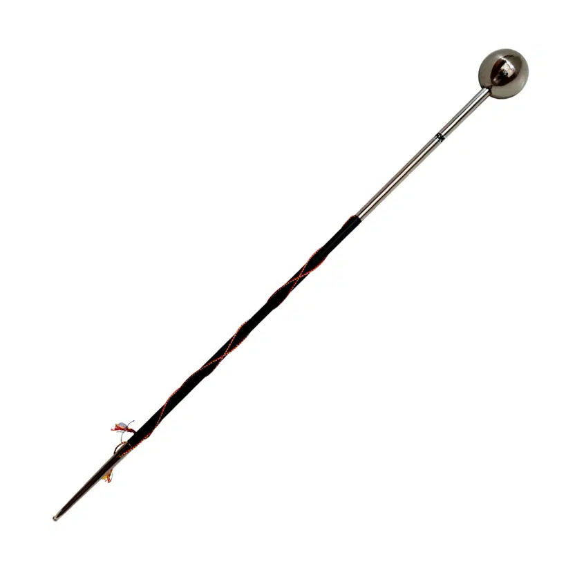 Guaripola RMX GB1000 bastón de mando metálico negra y cromada para bandas marciales