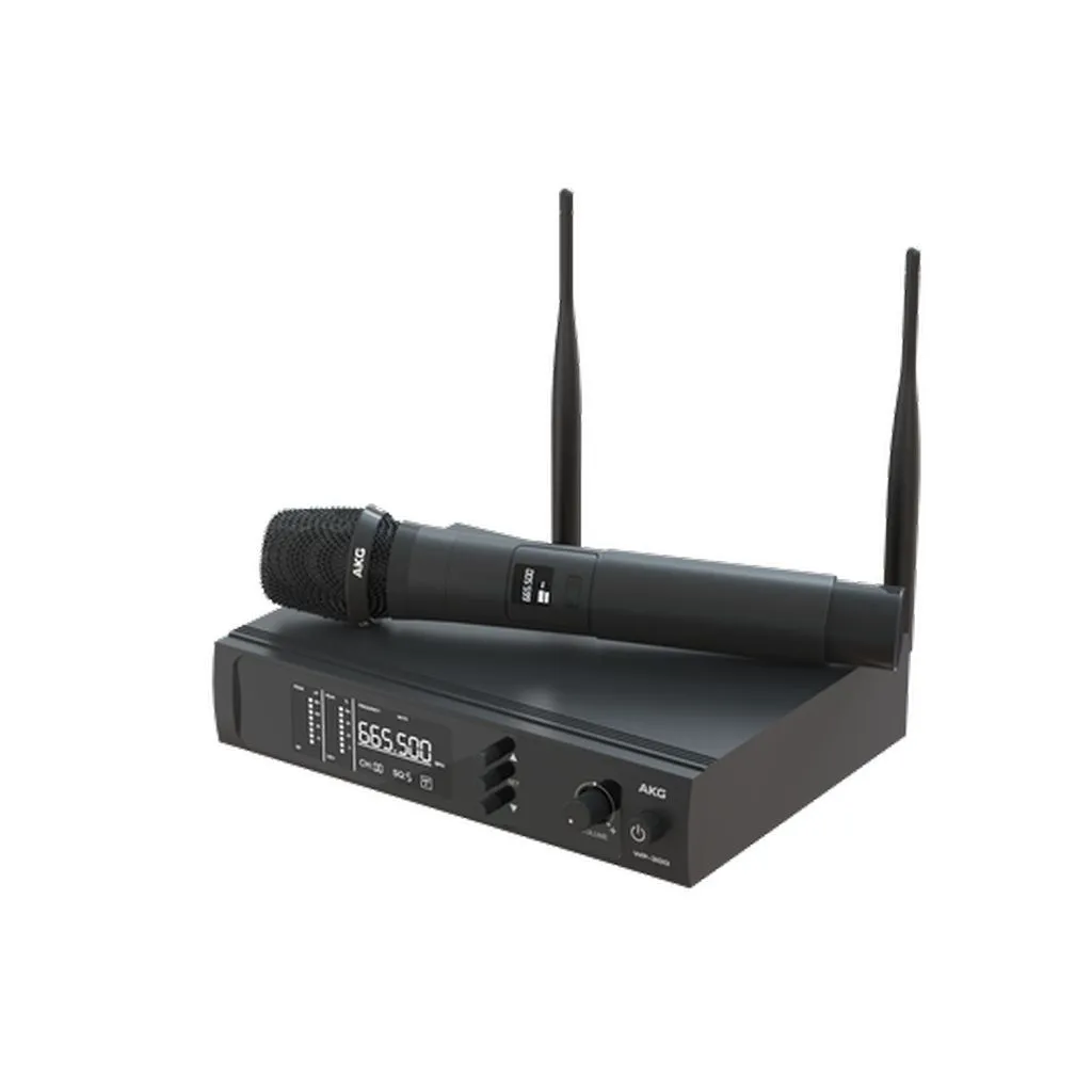 Micrófono inalámbrico de mano AKG WP300 con receptor y 100 canales