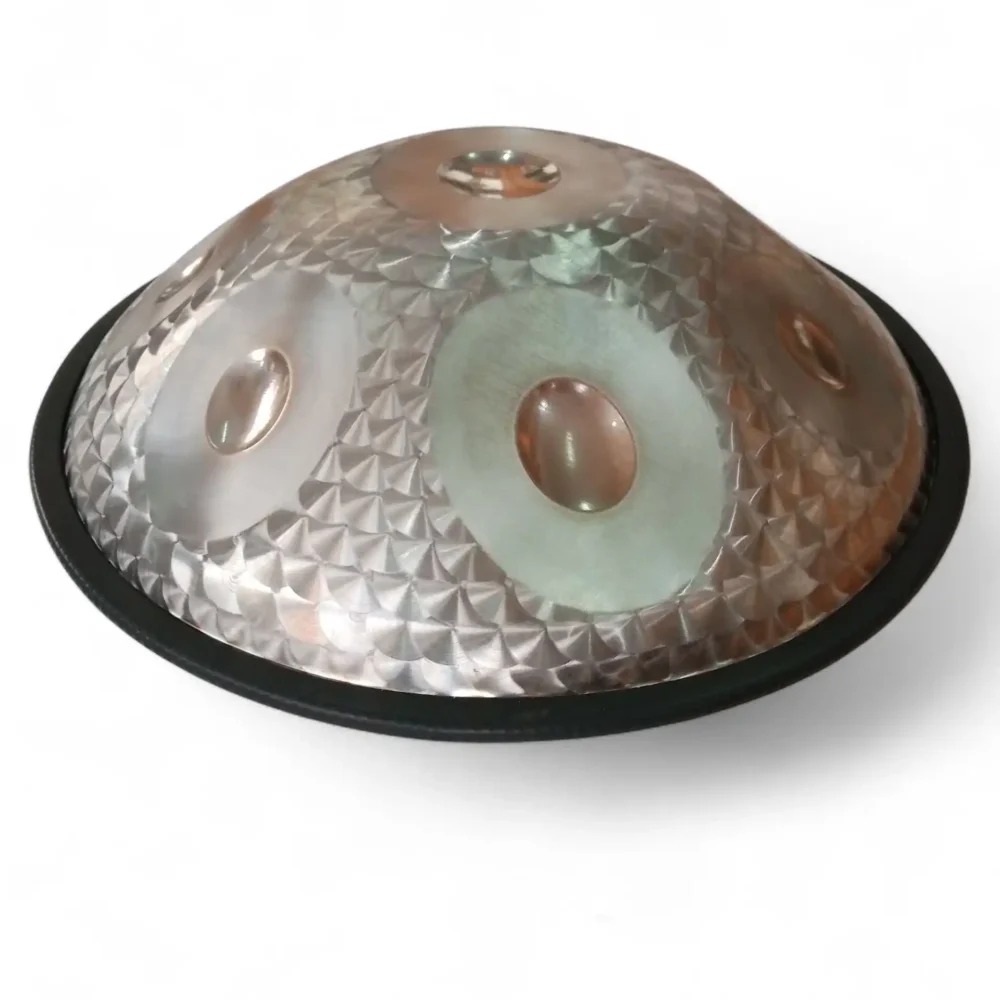 Mini handpan escala F# La Sirena hecho en Chile con 9 notas