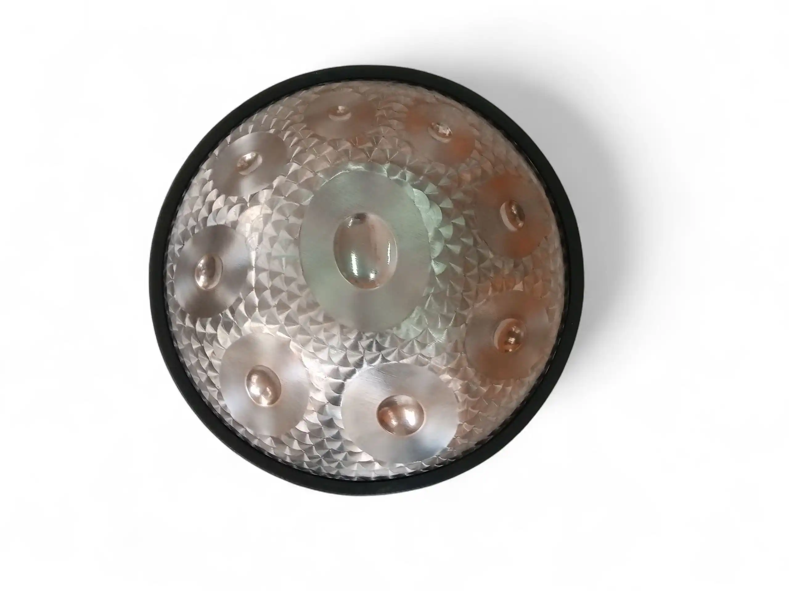 Mini handpan escala F# La Sirena hecho en Chile con 9 notas