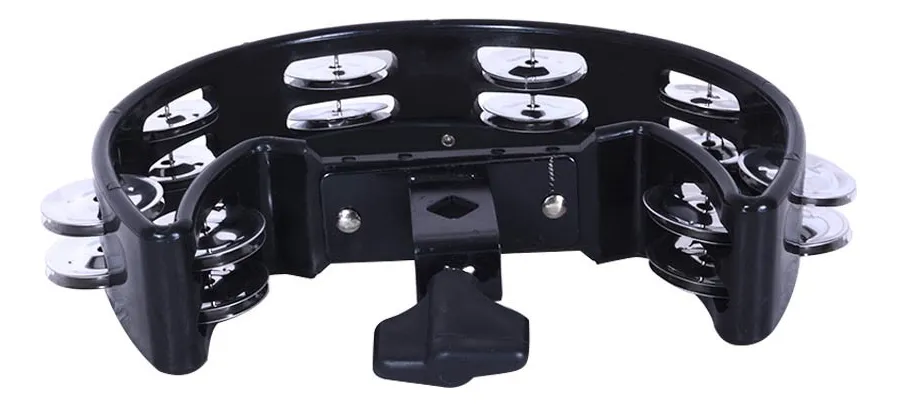 Pandero batería simple RMX PSB53N en media luna, plástico resistente, barra de goma y montaje en hi-hat