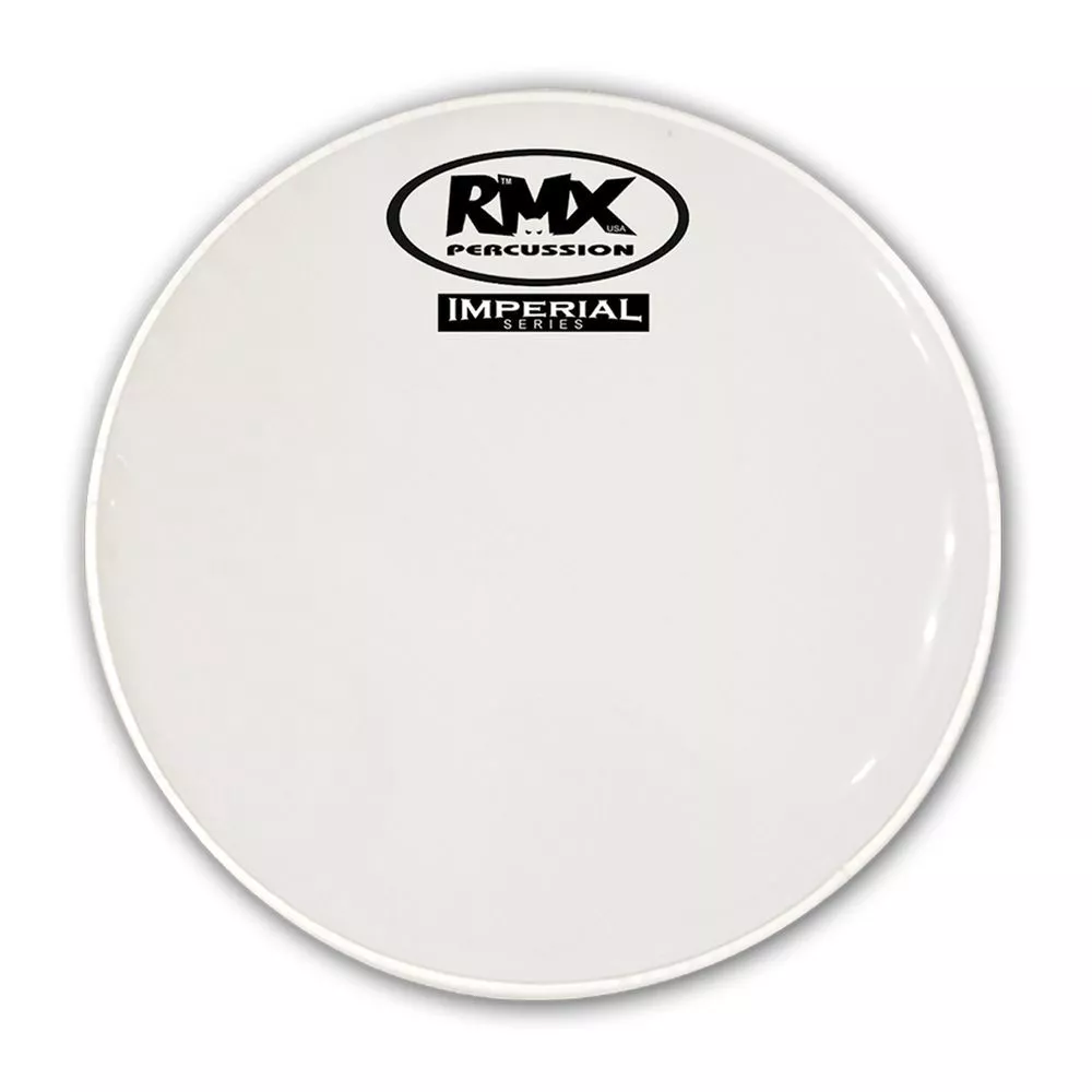 Parche batidor 12 pulgadas blanco RMX Imperial, resistente y de sonido definido