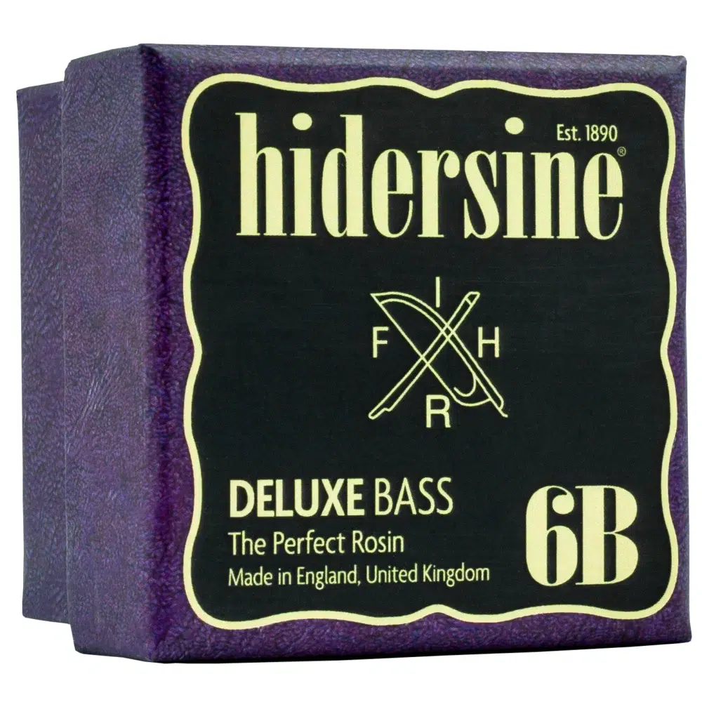 Resina Hidersine 6B Deluxe para contrabajo, fórmula oscura All-Weather, fabricada artesanalmente en Inglaterra