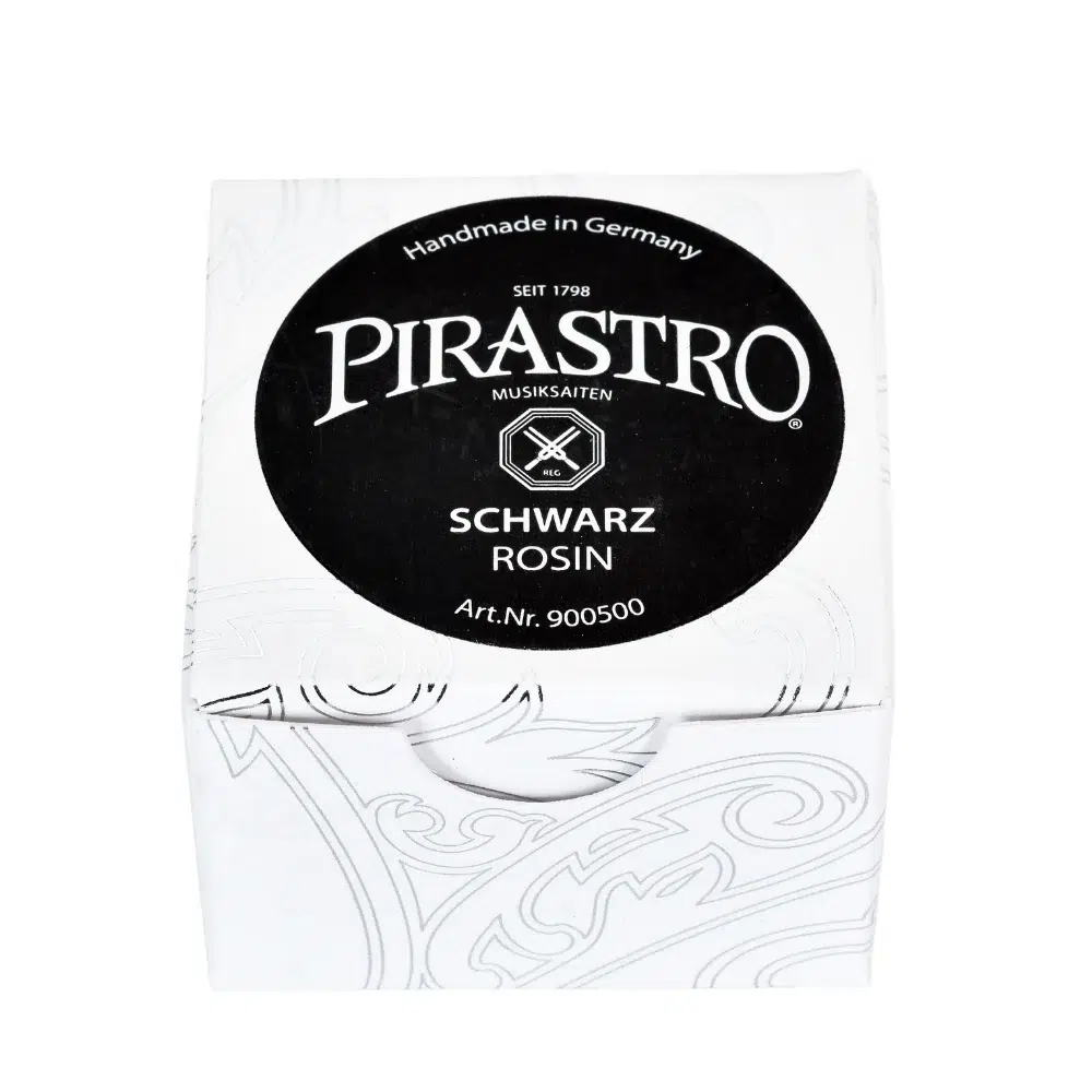 Resina Pirastro Schwarz modelo 900500 para violín y viola, con sonido nítido, baja formación de polvo y agarre fácil