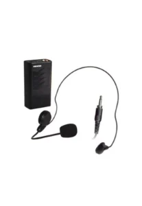Micrófono inalámbrico de cintillo Mekse MK-1400, VHF 210-270MHz con receptor fijo y alcance de 30 metros