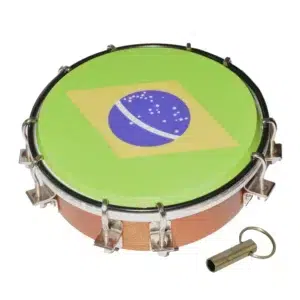 Tamboril RMX TCC-6 6 pulgadas afinable con 8 tensores, cuerpo de madera y parche plástico