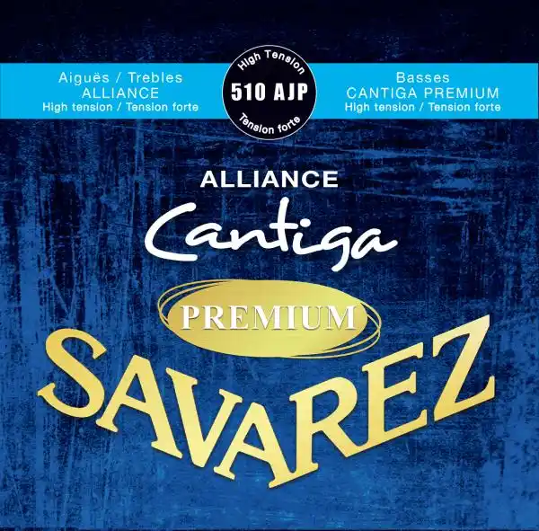 Juego de cuerdas Savarez Alliance Cantiga Premium 510AJP de tensión alta para guitarra clásica