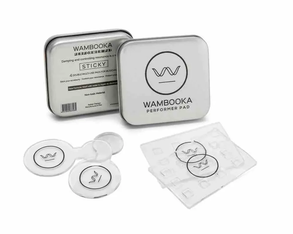 Pad antiarmónico Wambooka en gel para batería y percusión