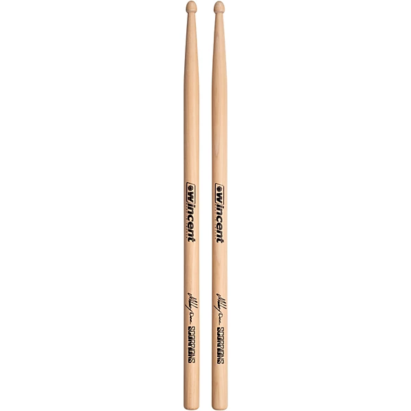 Baqueta Wincent Mikkey Dee Signature con punta acorn y sello de escorpión