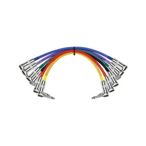 Cable Kirlin IPV6-243 0.3M plug ángulo a plug ángulo colores variados