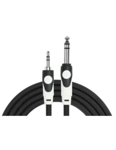 Cable Kirlin LGA-564L-3 Plug 1/4 TRS a Mini Plug 3.5 mm TRS 3 metros