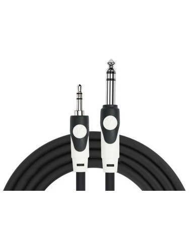 Cable Kirlin LGA-564L-3 Plug 1/4 TRS a Mini Plug 3.5 mm TRS 3 metros