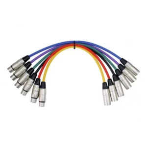 Cable Kirlin MP6-480 0.6M XLR macho-hembra colores variados