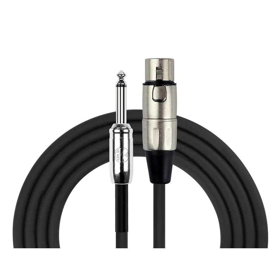 Cable Kirlin MPC-282PN/BK XLR hembra a Plug 6,3 mm 10M negro