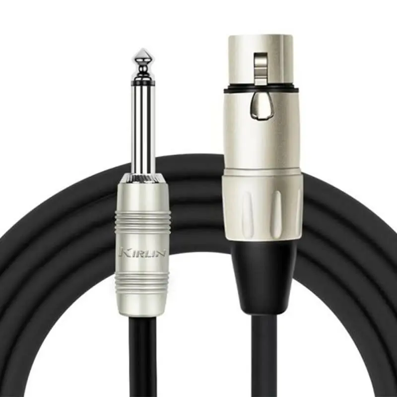 Cable Kirlin MPC-282PN/BK XLR hembra a Plug 6,3 mm negro