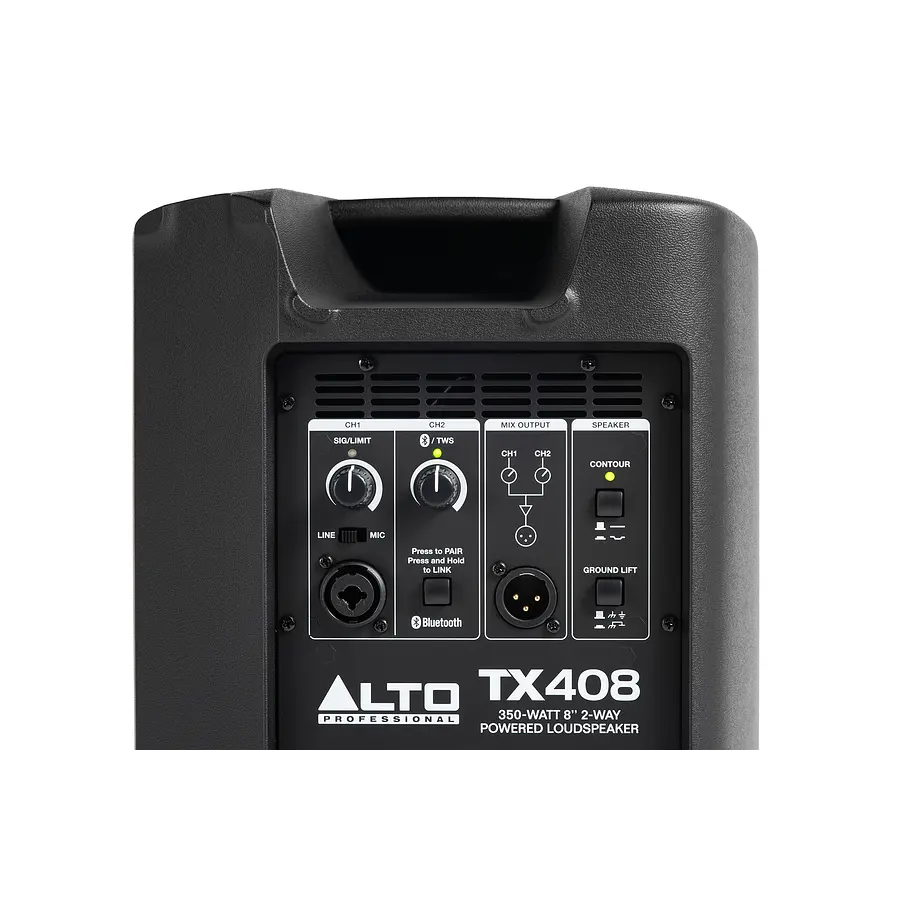 Caja activa Alto Professional TX408 de 8 pulgadas y 350W con Bluetooth TWS