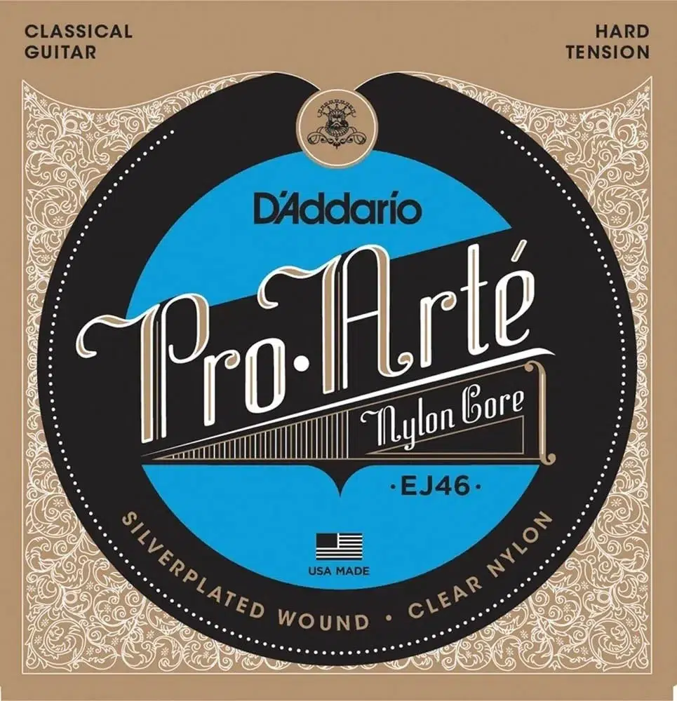 Cuerdas D’Addario EJ-46 ProArte de nylon alta tensión clear/silver