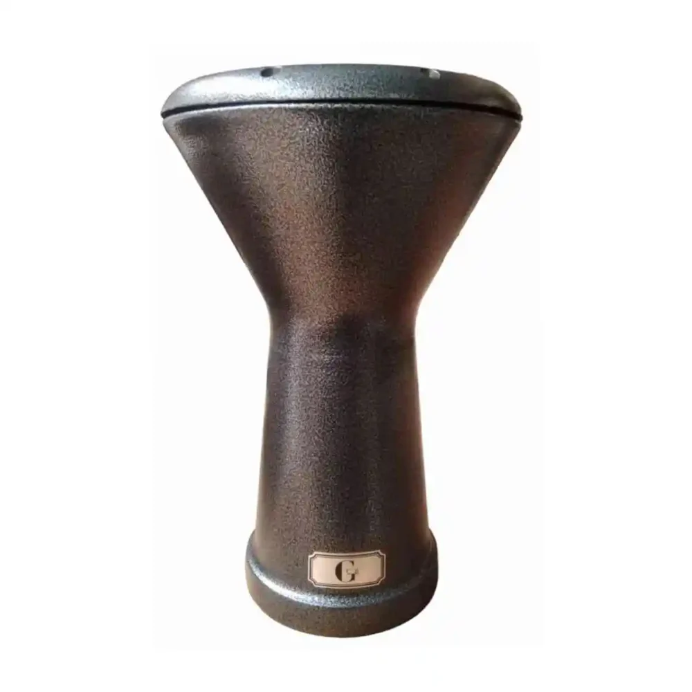Darbuka de aluminio Rowell YWABD-205 con parche de 8.5” y funda incluida