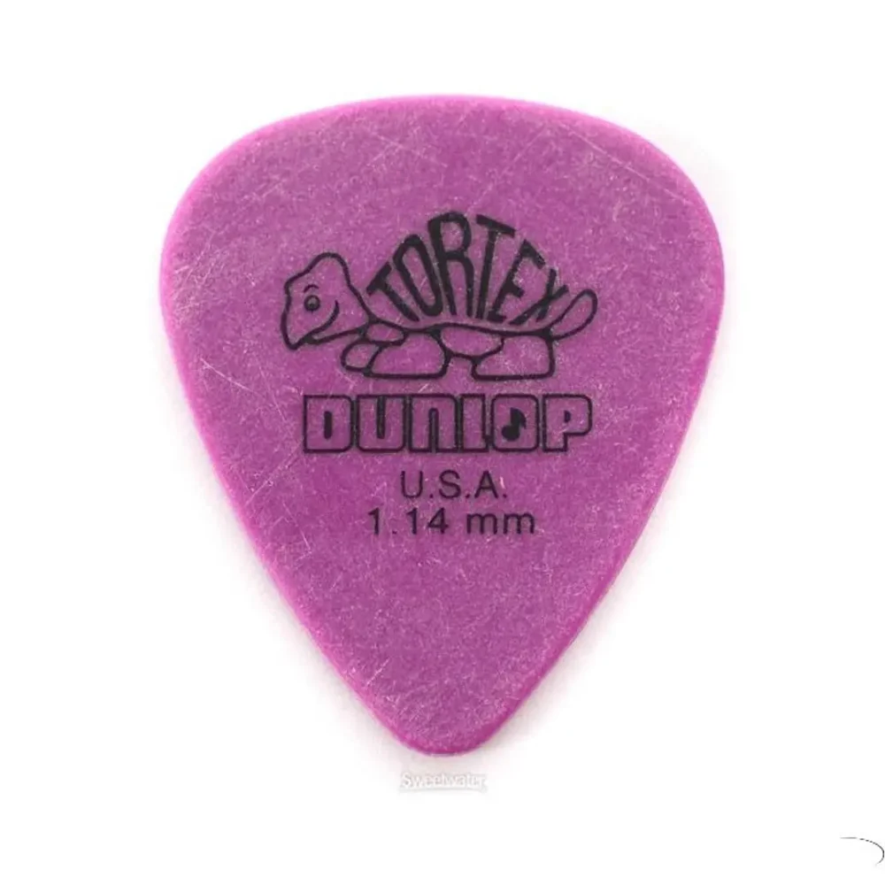 Set de 12 uñetas Dunlop Tortex 1.14mm moradas