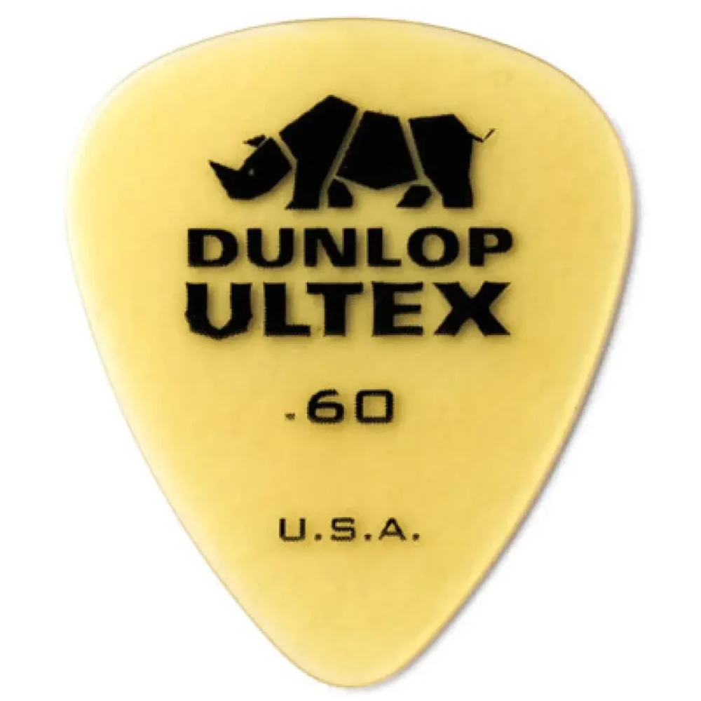 Pack 6 uñetas Dunlop Ultex 0.60mm translúcidas