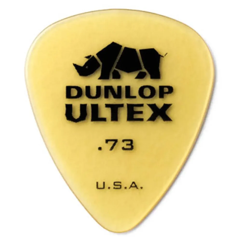Pack 6 uñetas Dunlop Ultex 0.73mm color ámbar