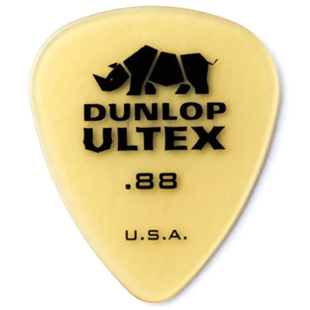 Set de 6 uñetas Dunlop Ultex 0.88mm color ámbar