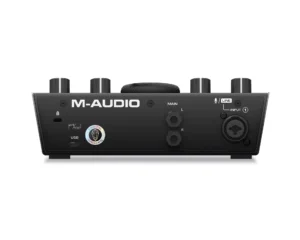 Interfaz de audio M-Audio AIR 192|4 con preamplificadores Crystal y conexión USB-C