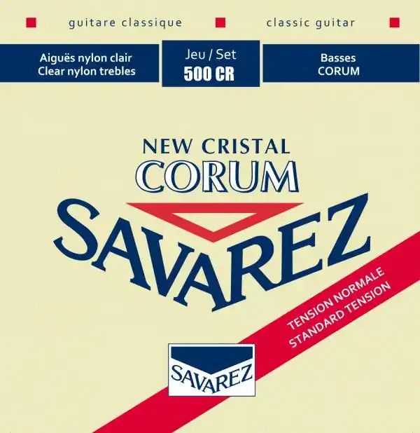 Juego de cuerdas Savarez New Cristal Corum 500CR para guitarra clásica en tensión normal