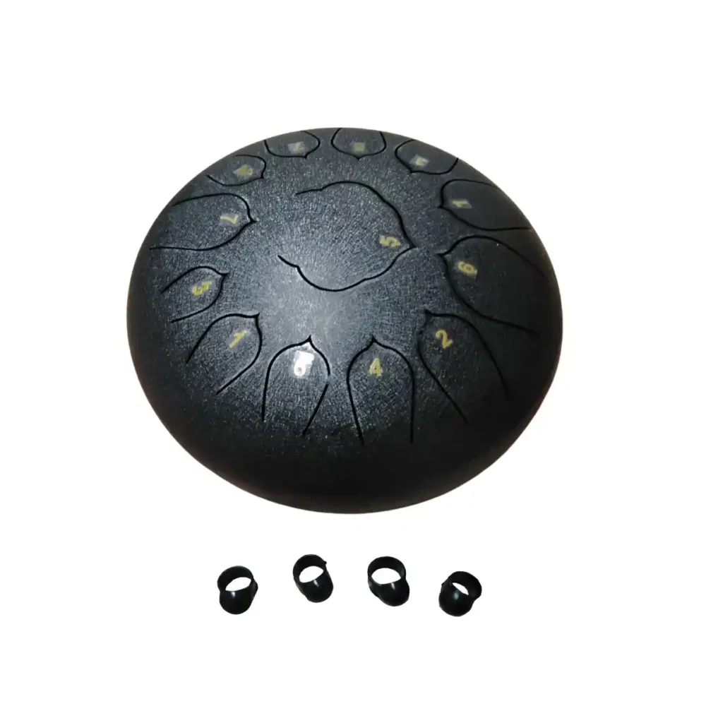 Tongue Drum de 13 tonos con funda y libro de patrones