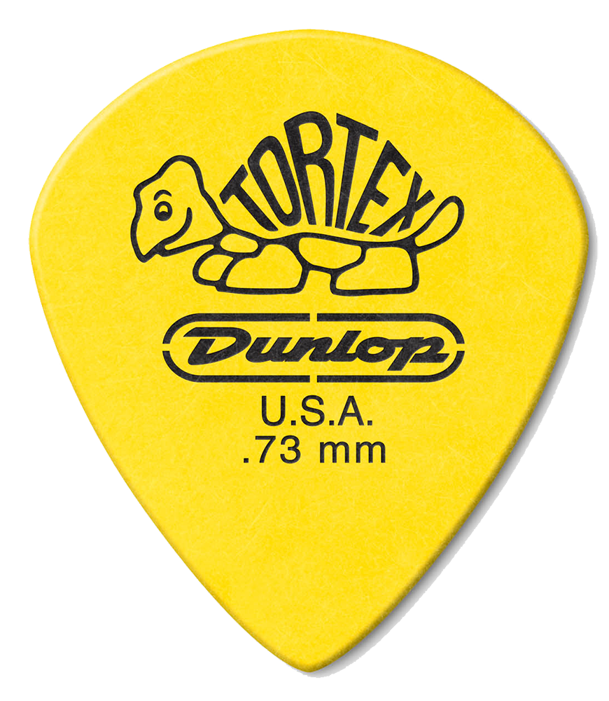 Uñeta Dunlop Tortex Jazz III XL amarilla 0.73mm pack 12 unidades