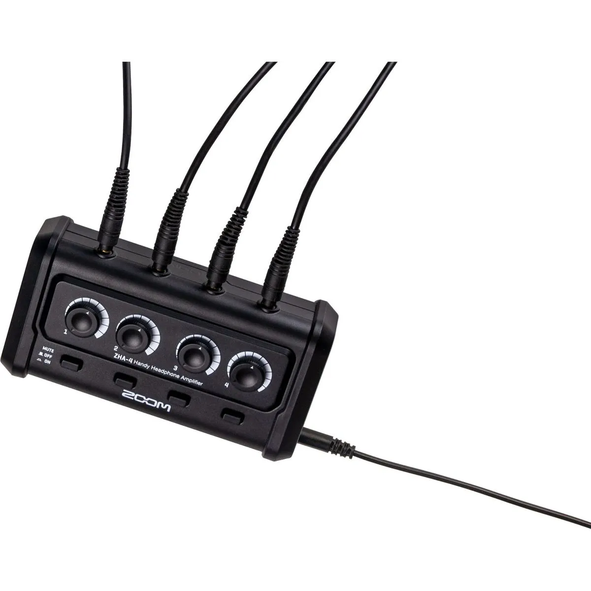 Amplificador Zoom ZHA-4 portátil con 4 salidas independientes y mute