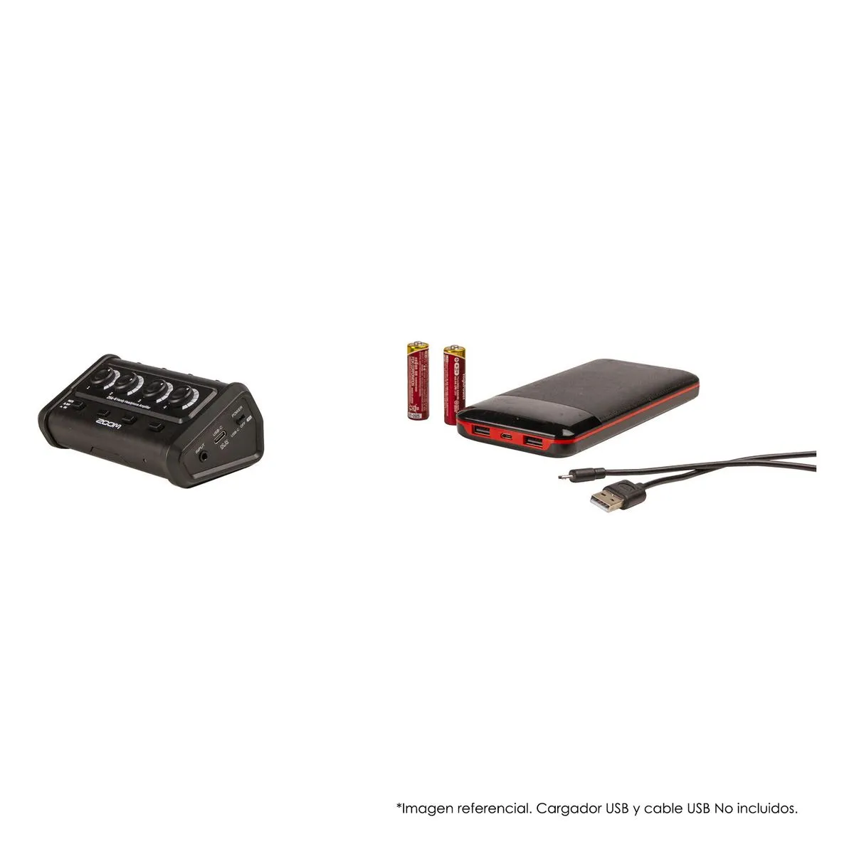Amplificador Zoom ZHA-4 portátil con 4 salidas independientes y mute