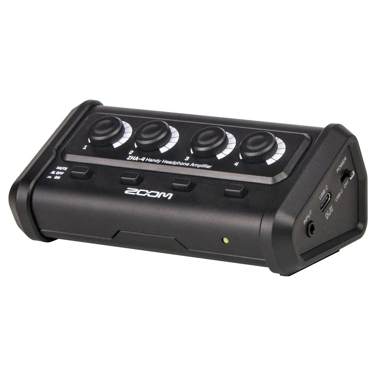 Amplificador Zoom ZHA-4 portátil con 4 salidas independientes y mute