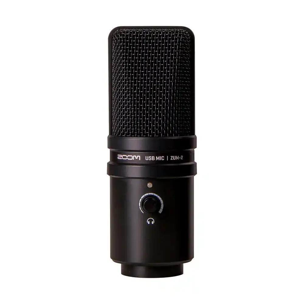 Micrófono USB Zoom ZUM-2 con patrón supercardioide y monitoreo