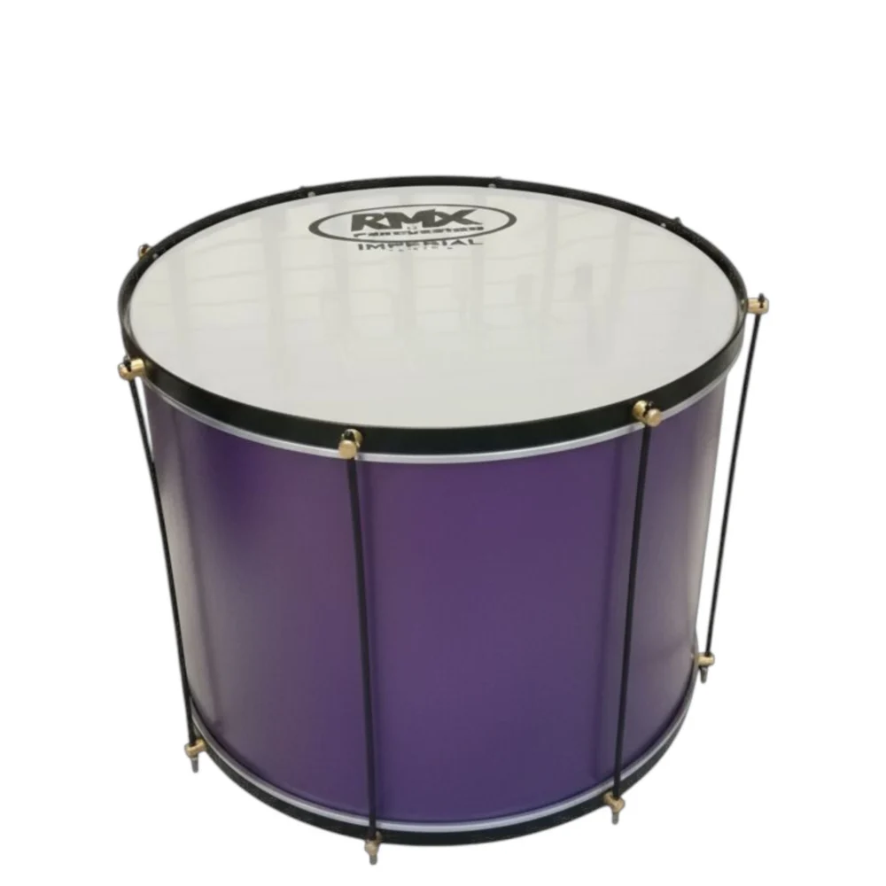 Surdo de madera morado de 20 pulgadas.