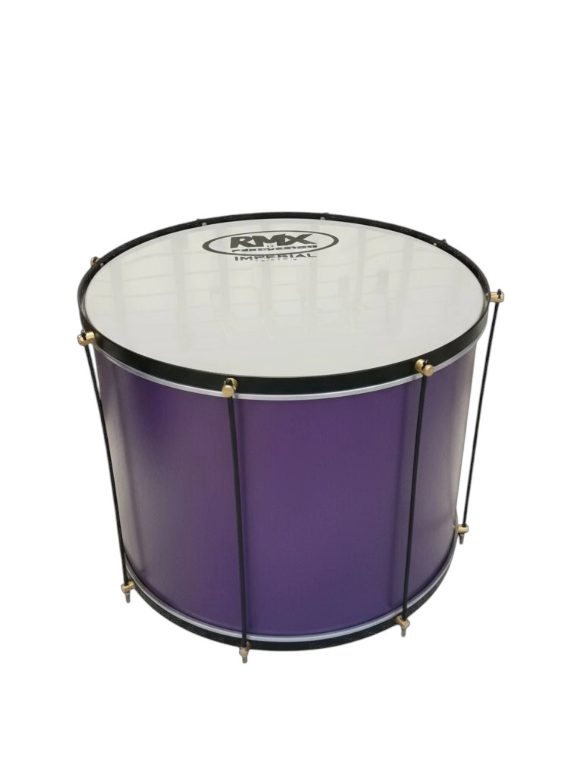 Surdo de madera morado de 20 pulgadas.