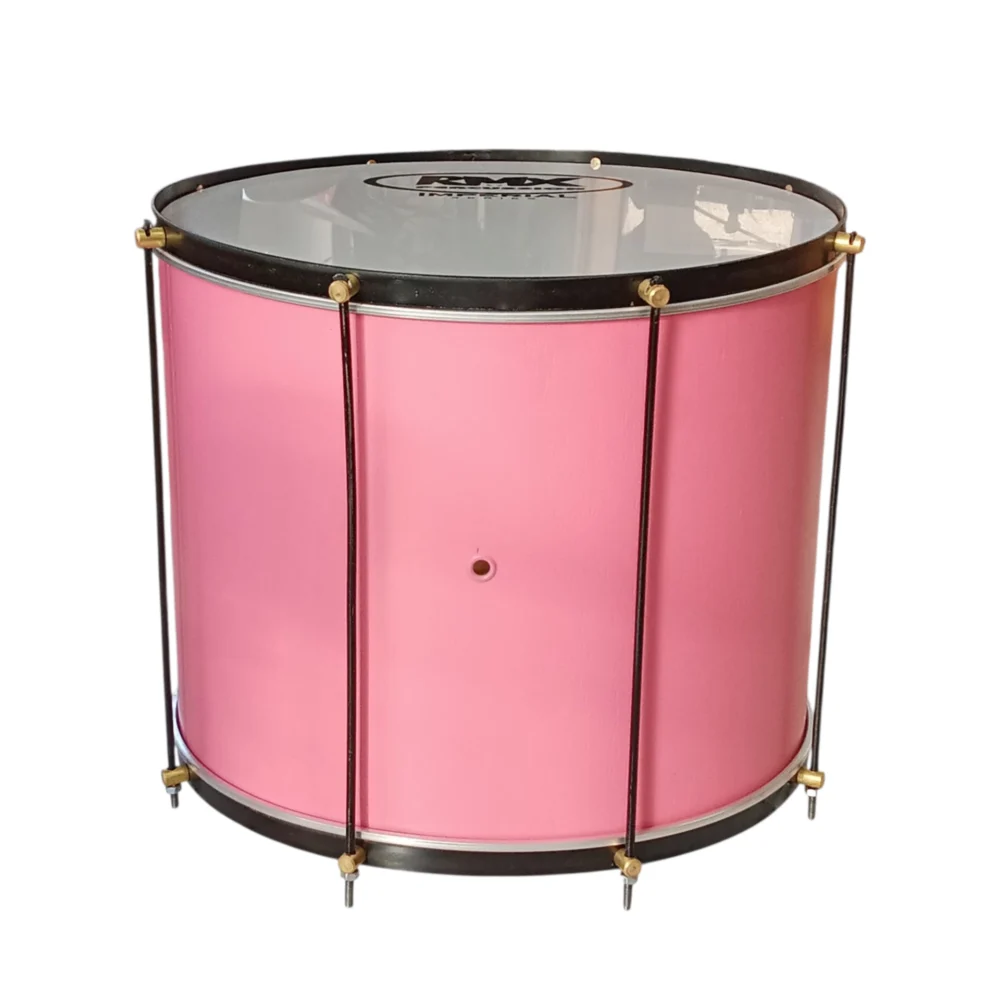 Surdo de madera 18 pulgadas rosado