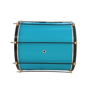 Surdo de madera 14 pulgadas color turquesa con 8 tensores