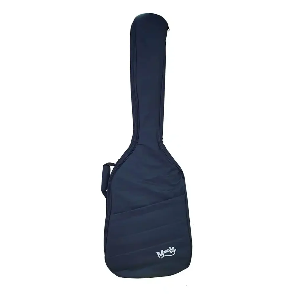 Funda Music Bags negra para bajo eléctrico con acolchado 25mm