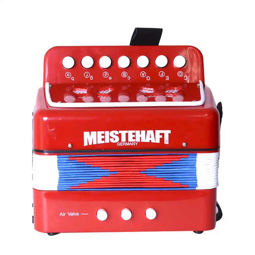 Acordeón infantil Meistehaft MT-2018 rojo con 2 bajos