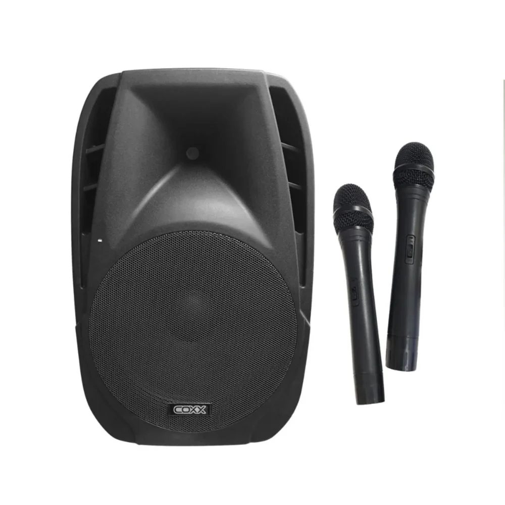 Caja Parlante portátil COXX 15 pulgadas karaoke recargable
