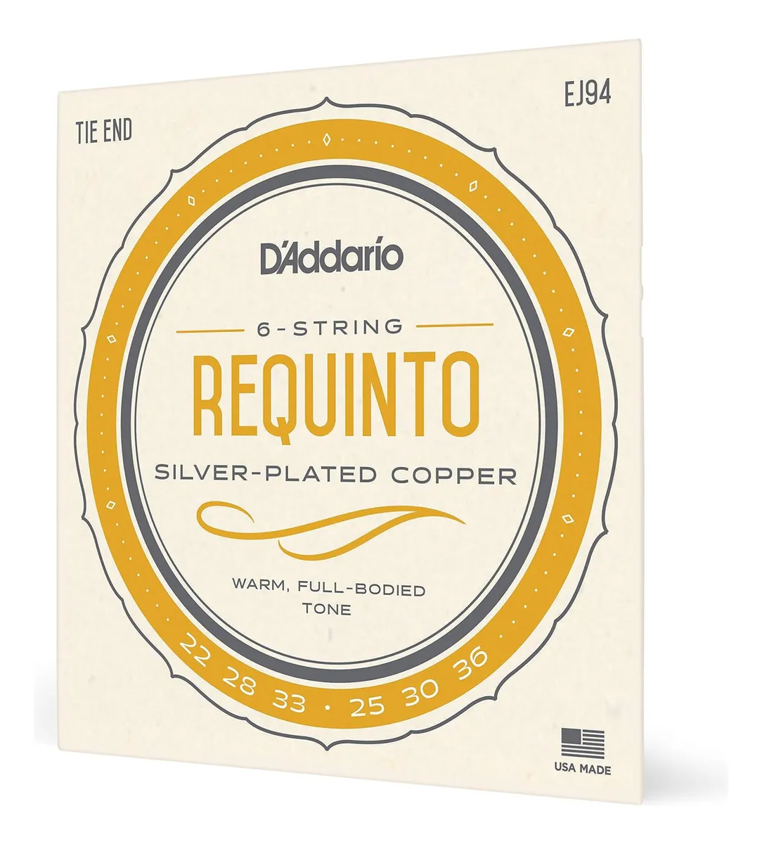 Cuerdas D’Addario EJ94 para guitarra requinto, nylon y cobre plateado