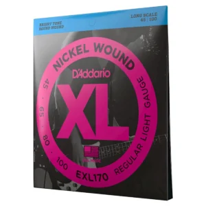 Cuerdas D’Addario EXL170 para bajo eléctrico 4 cuerdas calibre 45–100
