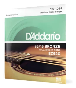 Cuerdas D’Addario EZ920 12–54 para guitarra acústica